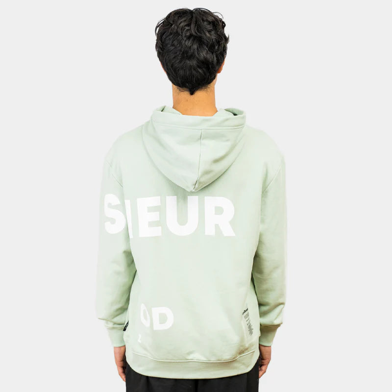 Le Monsieur (Aqua Gray Diop Wood Hoodie)