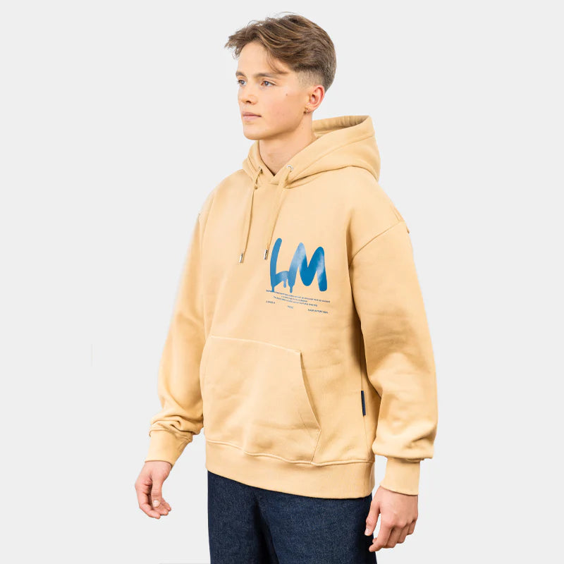 Le Monsieur (Beige Graffiti Lm Hoodie)