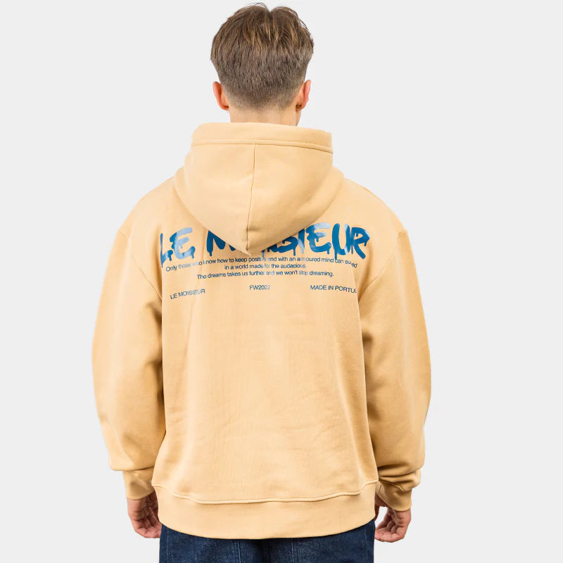 Le Monsieur (Beige Graffiti Lm Hoodie)