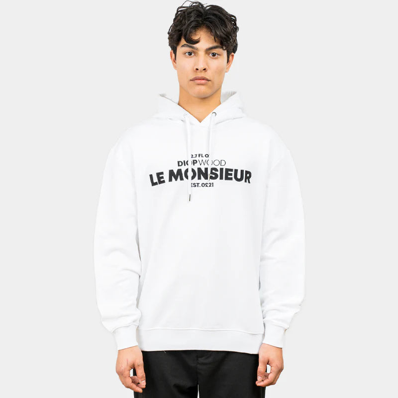 Le Monsieur (White Est. 0221 Hoodie)