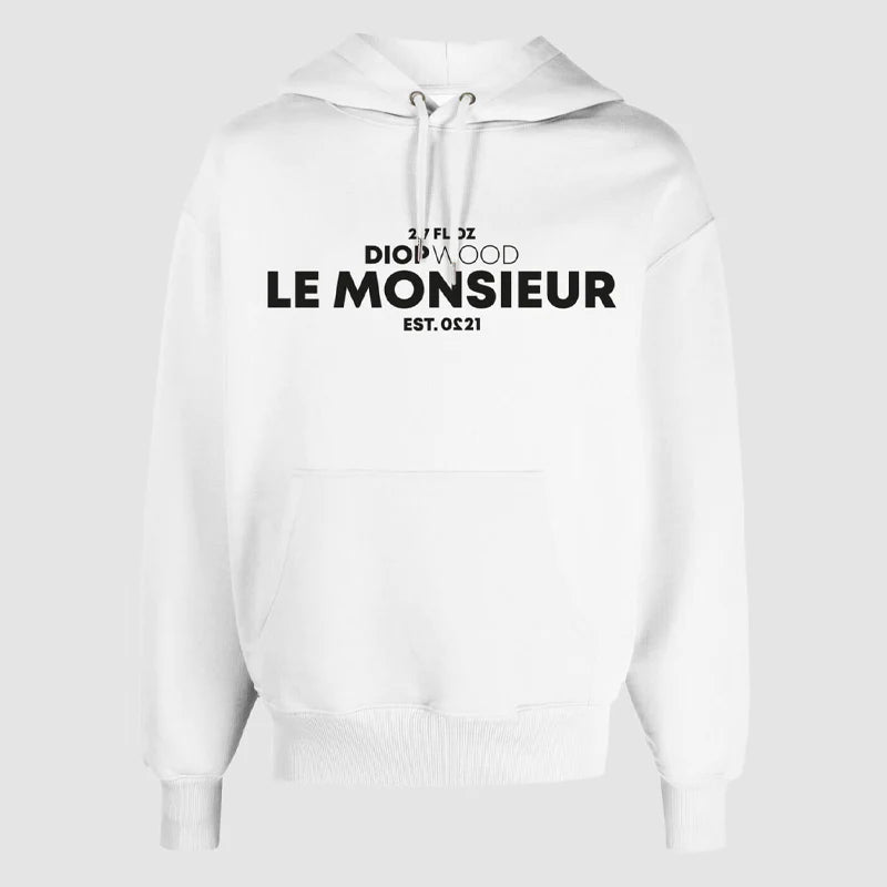 Le Monsieur (White Est. 0221 Hoodie)