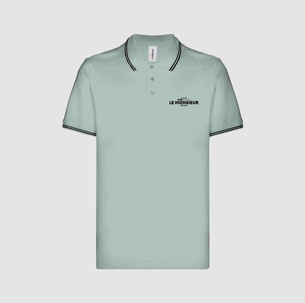 Le monsieur (aqua grey diop wood polo)