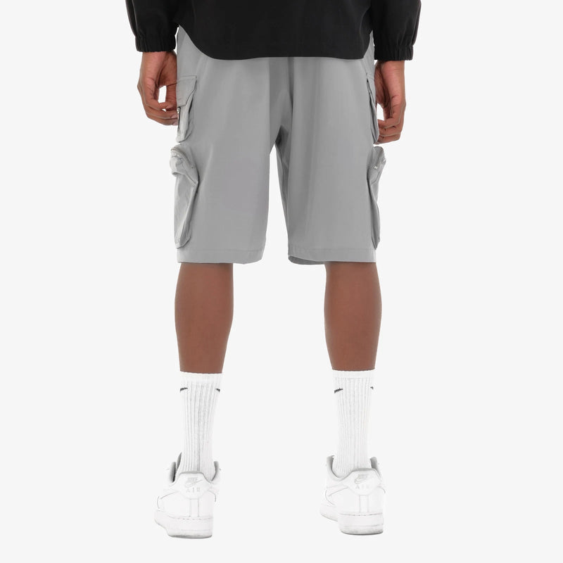 Life code (Grey nylon shorts cargo pocket)