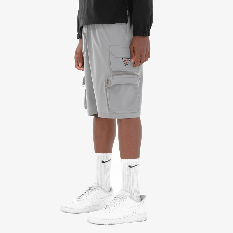 Life code (Grey nylon shorts cargo pocket)