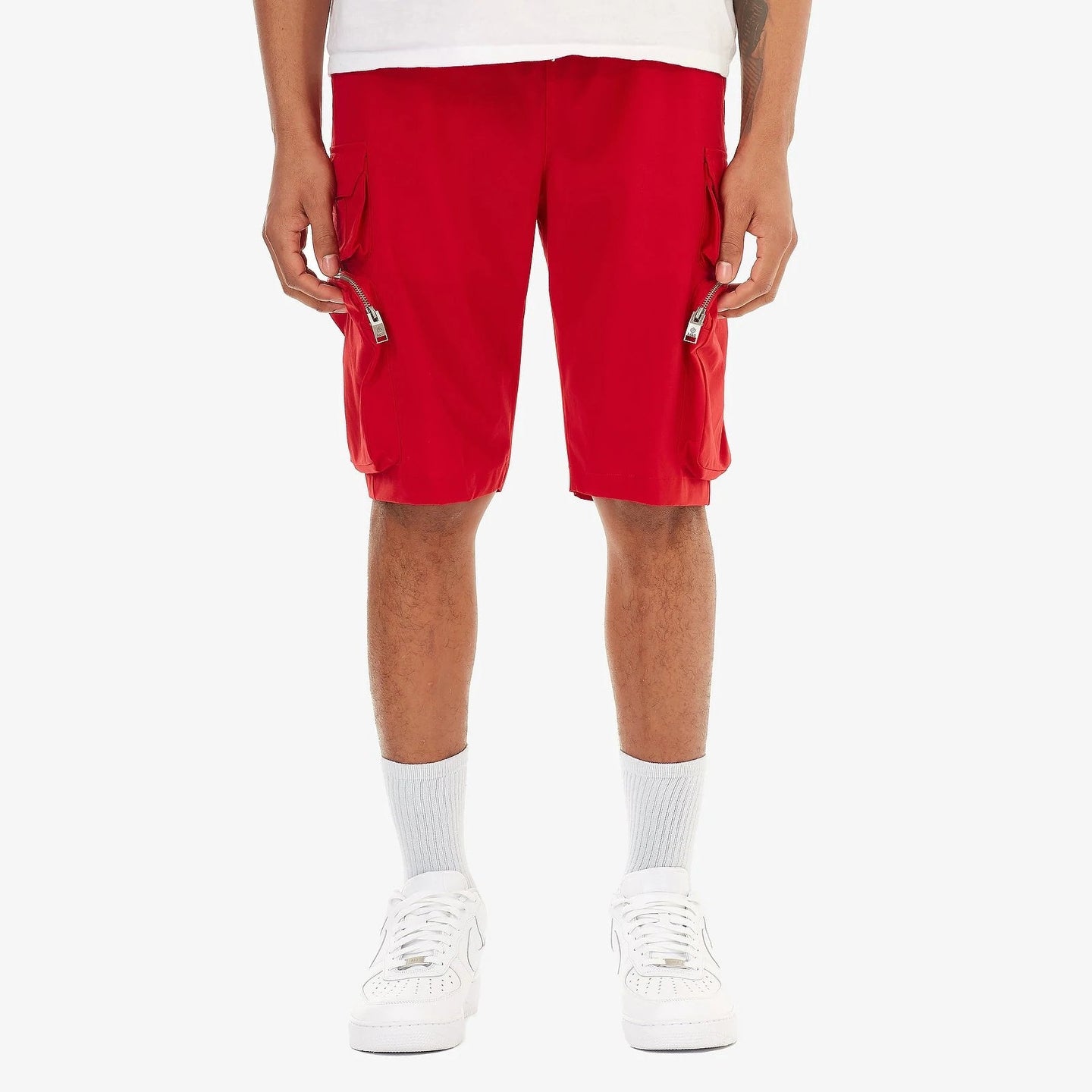 Life code (red nylon shorts cargo pocket)