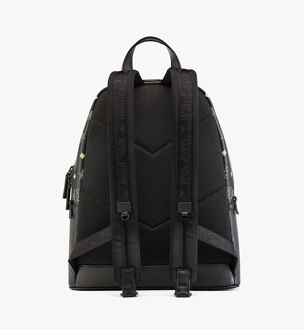 are mcm backpacks leather MCM Color Splash Logo Backpack Medium