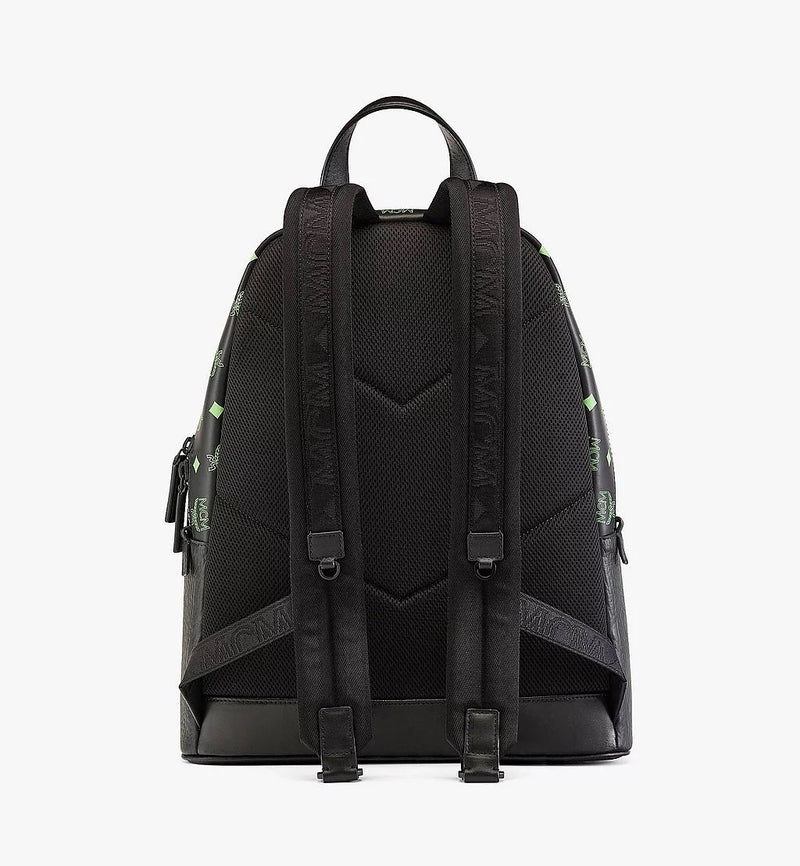 Mcm (Stark Backpack in Color Splash Logo Leather)