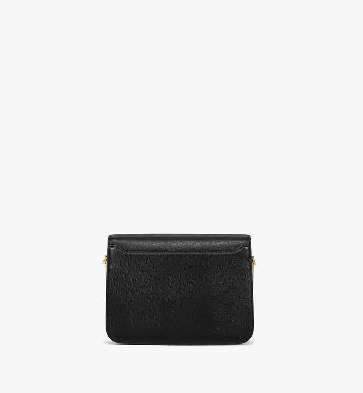 Mcm (black Shoulder Bag in Visetos Leather Block bag)