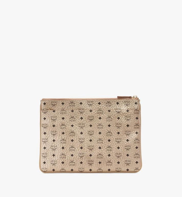 MCM (Cream  Crossbody Pouch in Visetos Original)