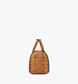 MCM (cognac small  Essential Boston Bag in Visetos Original)