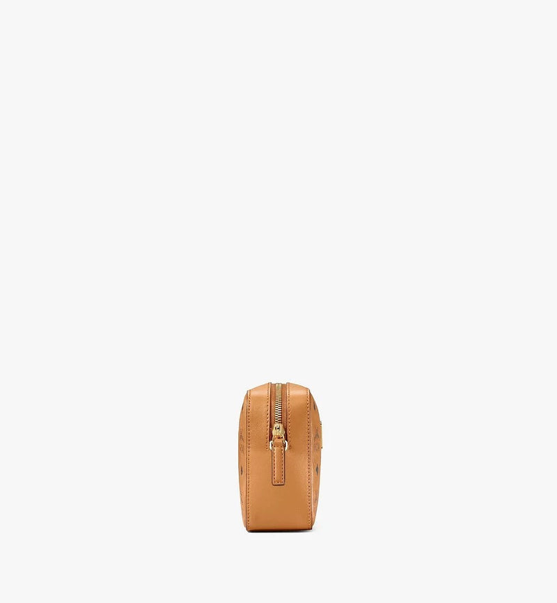 MCM (cognac camera bag in Visetos Original Crossbody Bag)