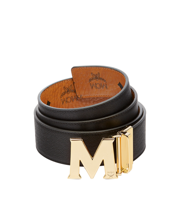 MCM (cognac Claus M Reversible Belt 1.75" in Visetos)