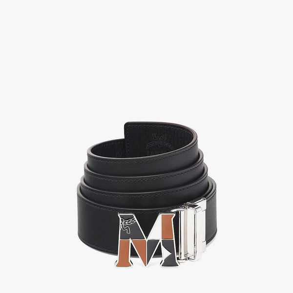 [MCM]★Claus Fluted M Loretos Jacquard Reversible Belt 1.5 120cm / 47.2