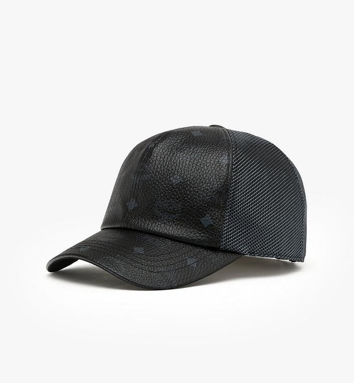 MCM black Classic Mesh Cap in Visetos