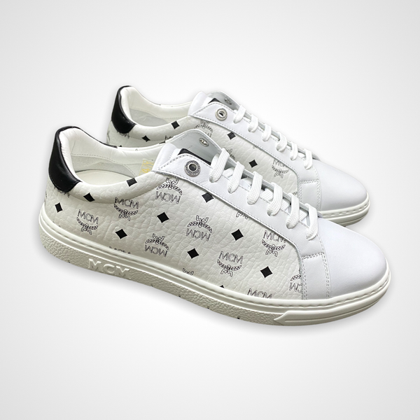 MCM ( Men’s white monogram sneaker)