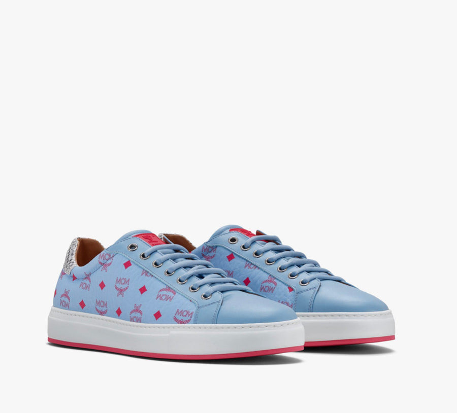 MCM Women s Low Top Sneakers in Visetos Vip Clothing Stores