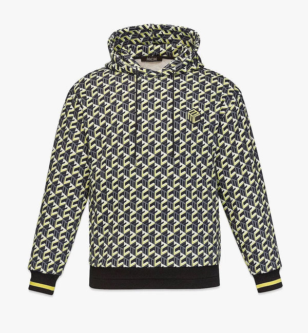 Mcm (Men’s Cubic Monogram Print Hoodie in Organic Cotton)