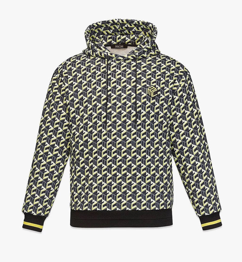 Mcm (Men’s Cubic Monogram Print Hoodie in Organic Cotton)