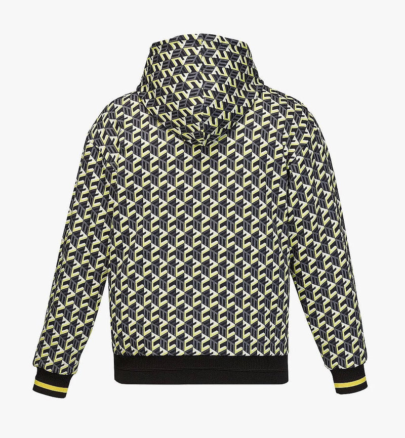 Mcm (Men’s Cubic Monogram Print Hoodie in Organic Cotton)