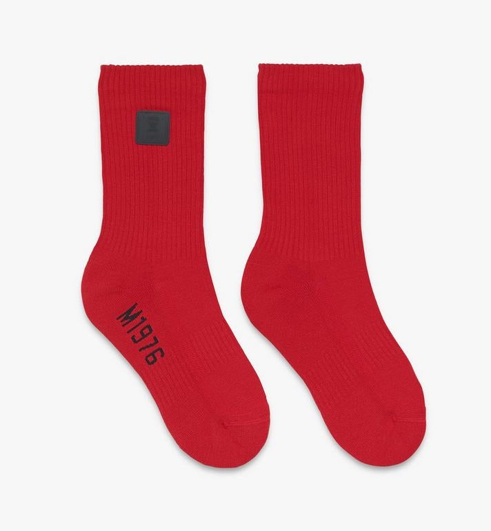 MCM (Red 1976 Logo Plate Socks)