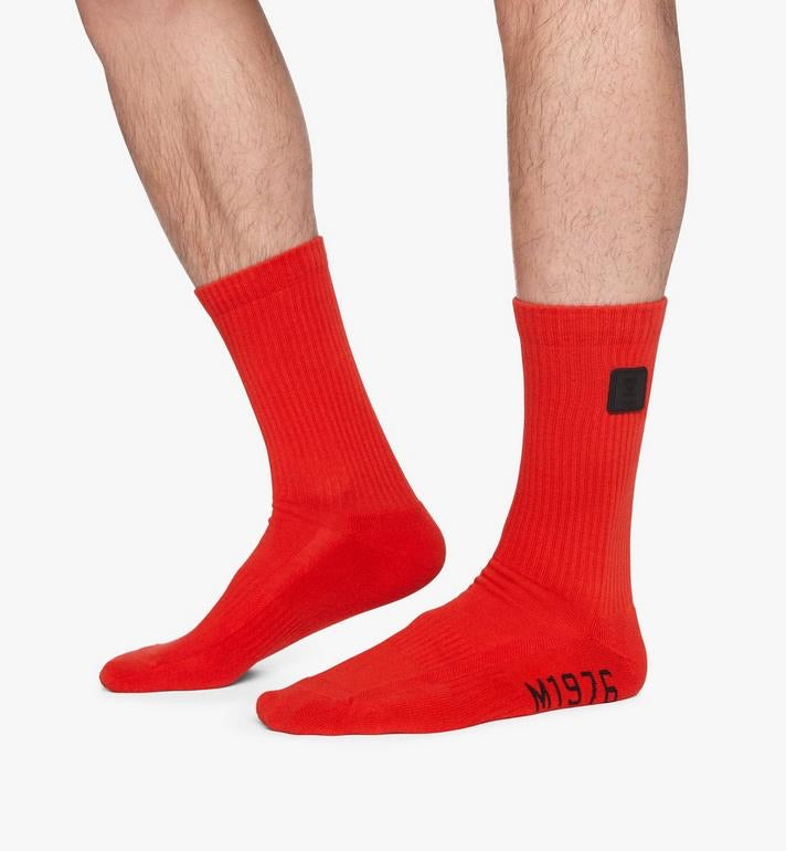 MCM (Red 1976 Logo Plate Socks)