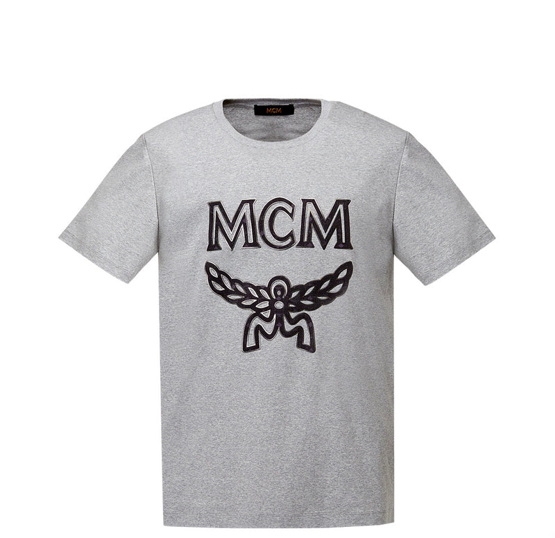 MCM (Grey Men's Logo crewneck T-Shirt)