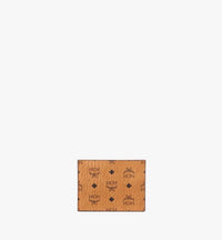 Mcm (cognac Card Case in Visetos Original)