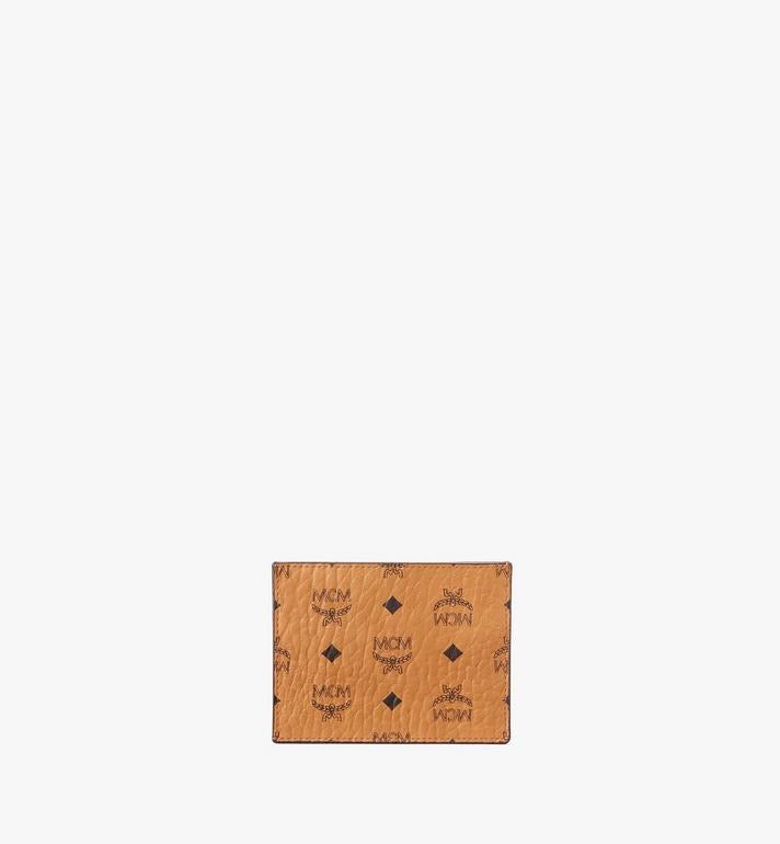 Mcm (cognac Card Case in Visetos Original)