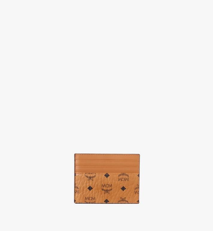 Mcm (cognac Card Case in Visetos Original)