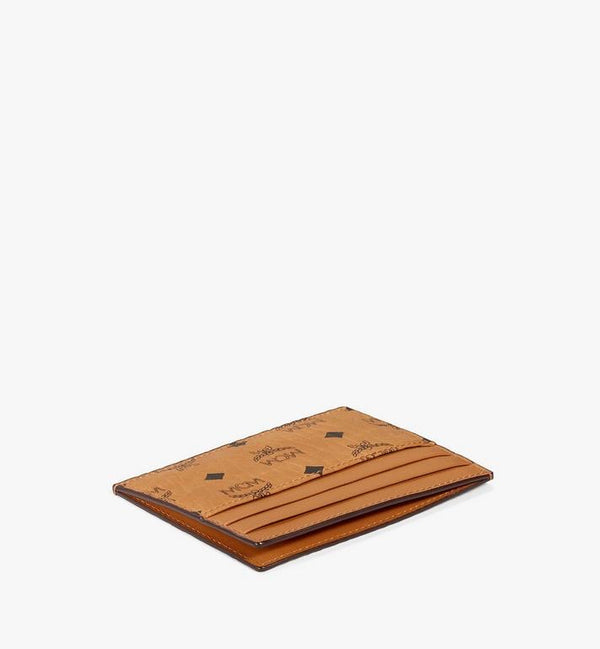 Mcm (cognac Card Case in Visetos Original)