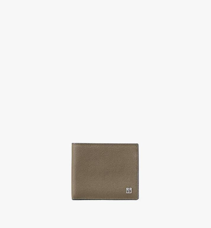 MCM (green Mena Bifold Wallet)