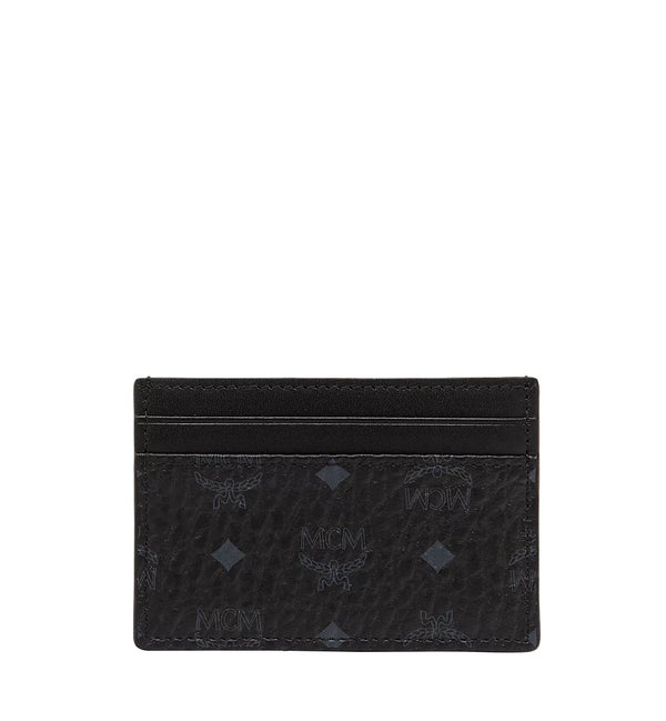 Mcm (black Card Case in Visetos Original)