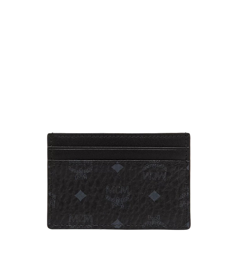 Mcm (black Card Case in Visetos Original)