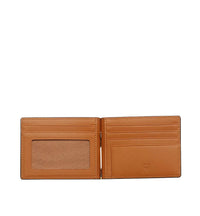 Mcm (cognac Money Clip Wallet in Visetos Original)