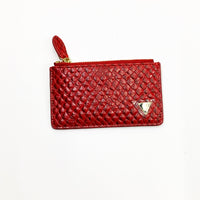 Mint Worldwide Leather Chain Pouch Red
