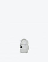 Moschino (white logo leather low top sneaker)