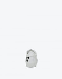 Moschino (white logo leather low top sneaker)