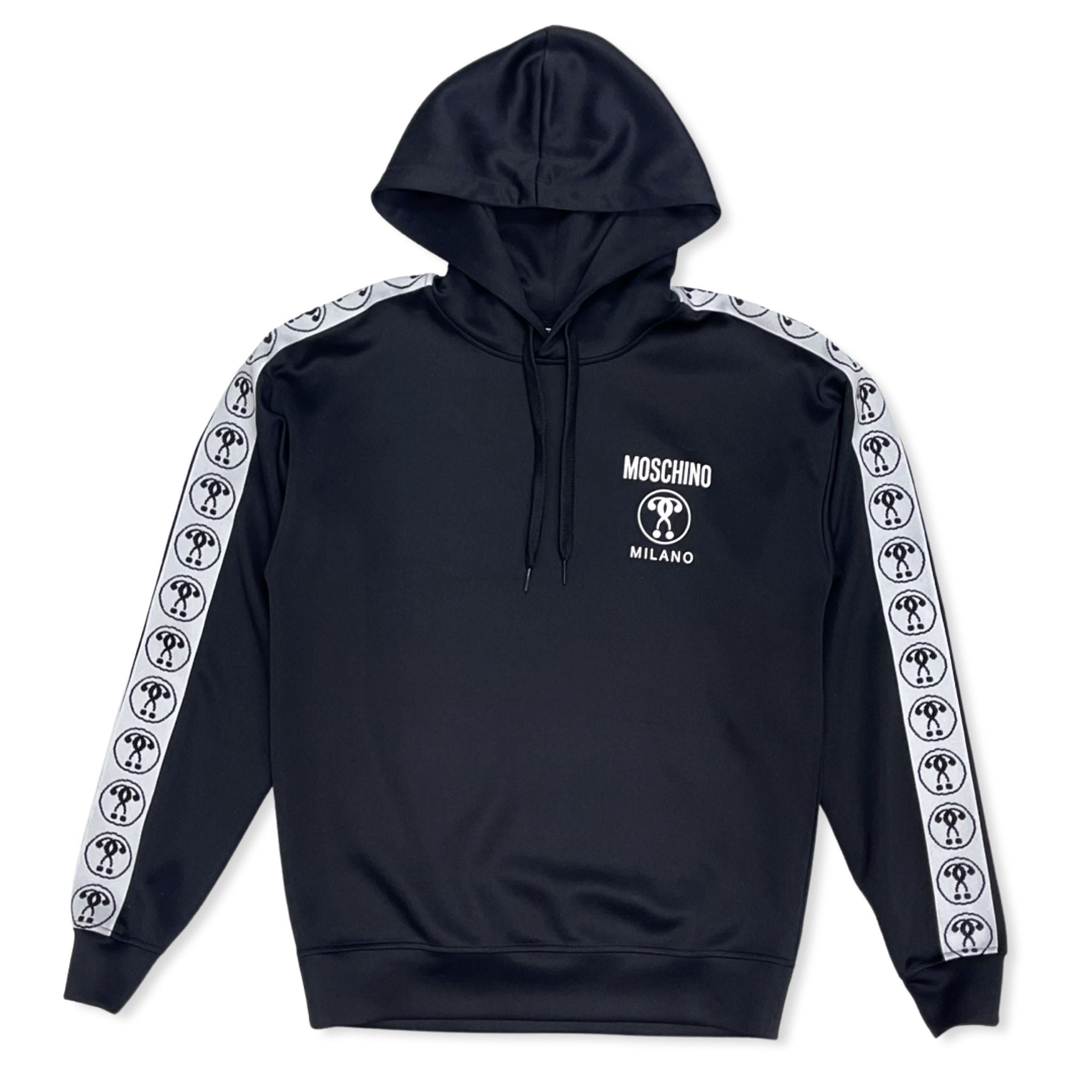 Moschino Men’s Logo Tape Hoodie Black
