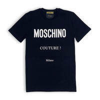 Moschino (black Jersey t-shirt Moschino couture)