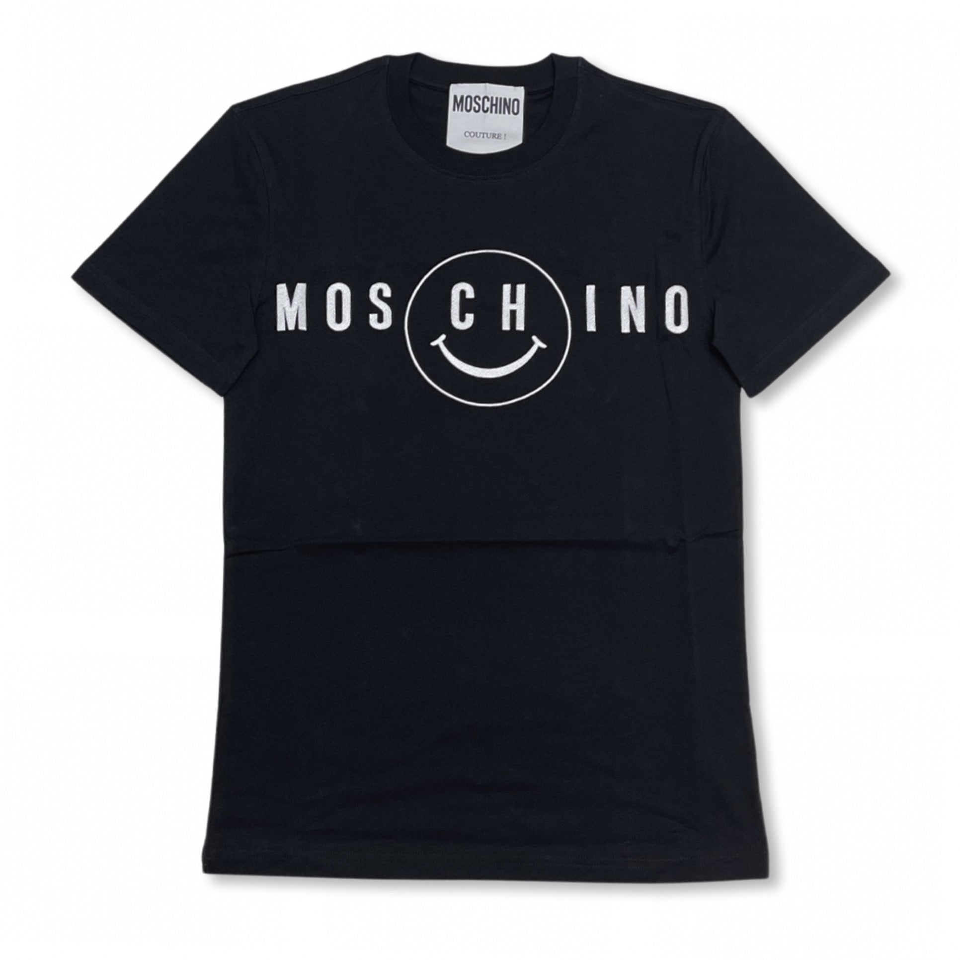 Moschino (black smiley organic cotton t-shirt)