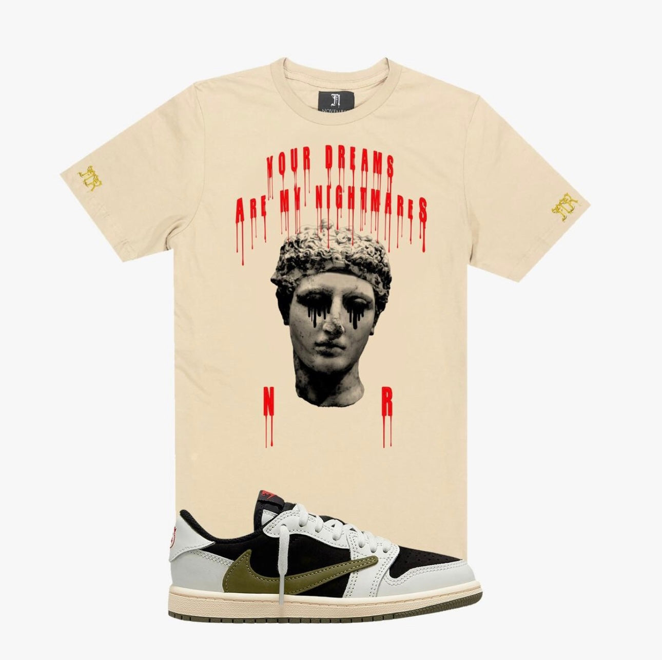 november reine (sand red "my nightmares t-shirt)