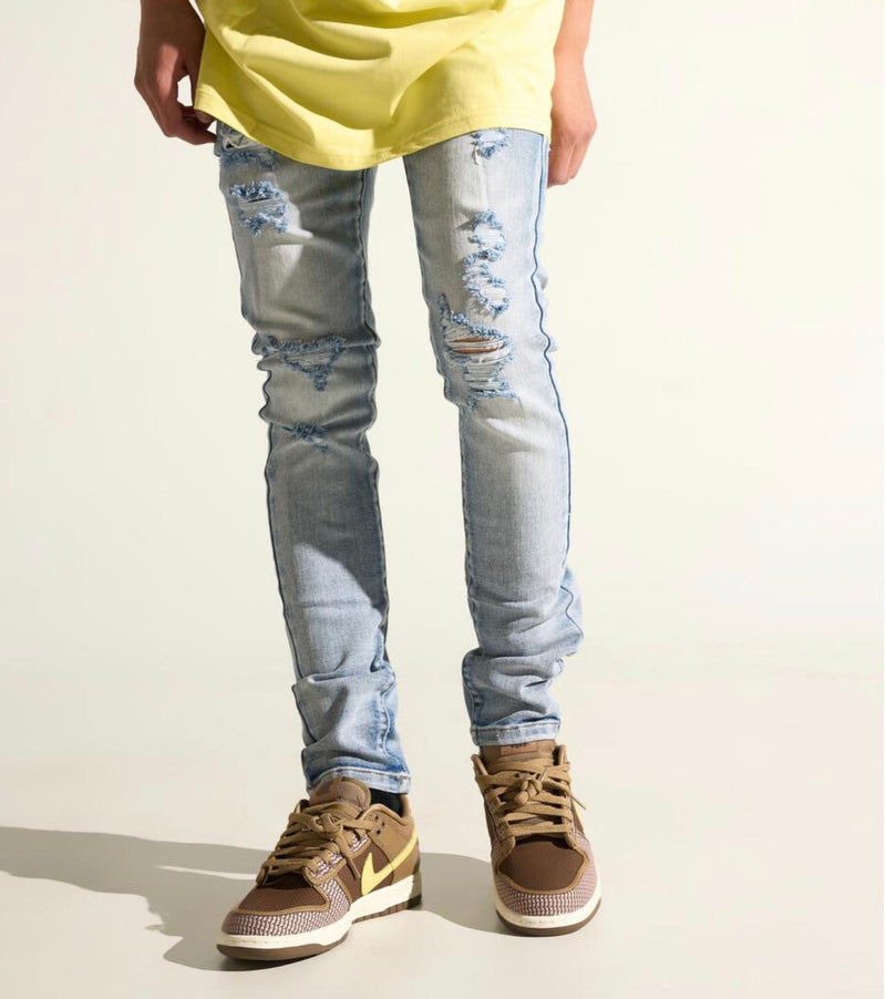 Pheeling (light blue wash “forever free skinny jean)