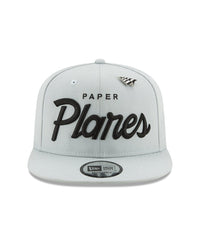 Paper Planes Blueprint Old School Snapback Hat Grey / Black