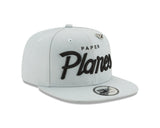 Paper Planes Blueprint Old School Snapback Hat Grey / Black