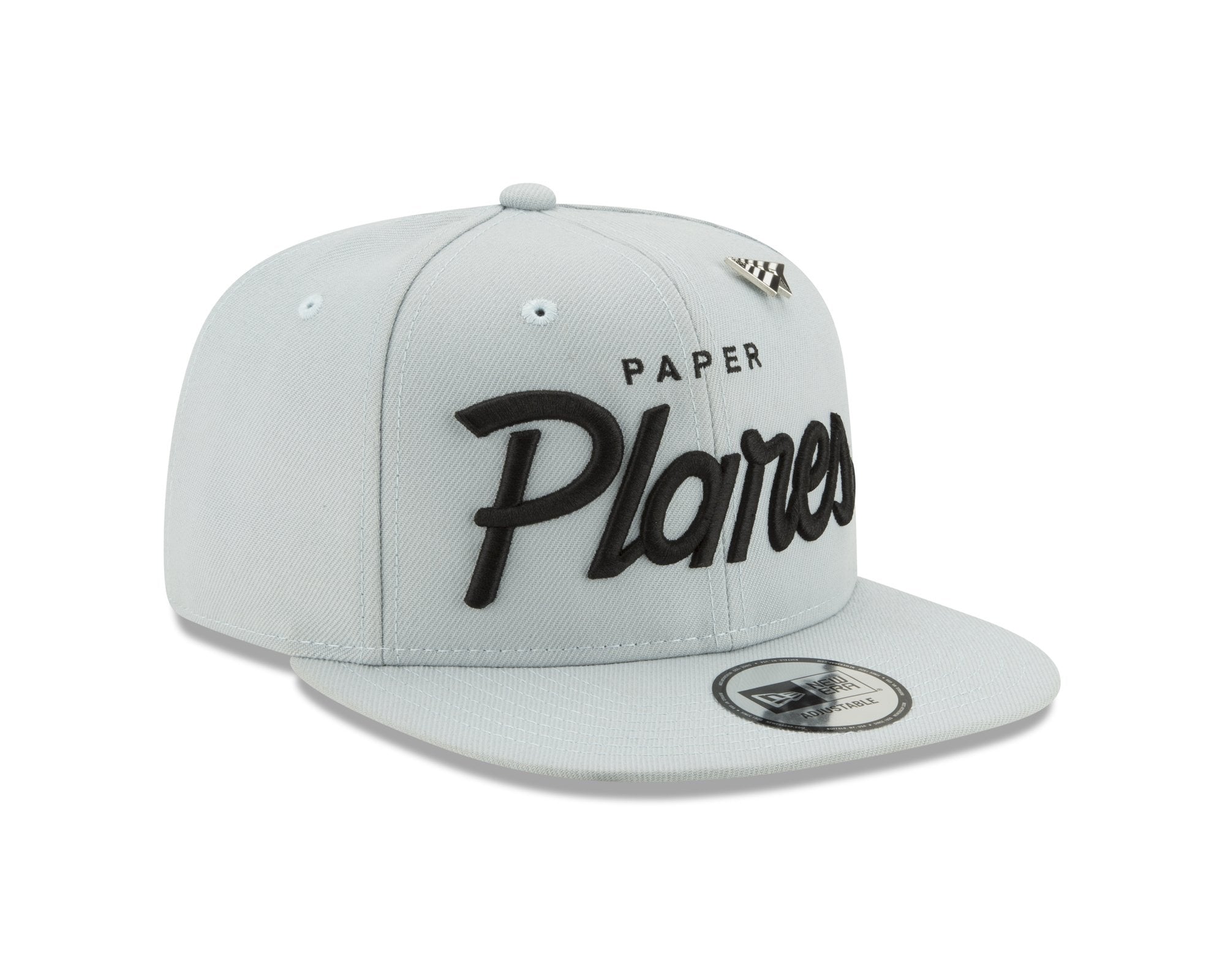 Paper Planes Blueprint Old School Snapback Hat Grey / Black