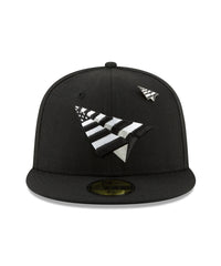 Paper Planes Original Crown 59FIFTY Fitted Hat Black/Green Undervisor
