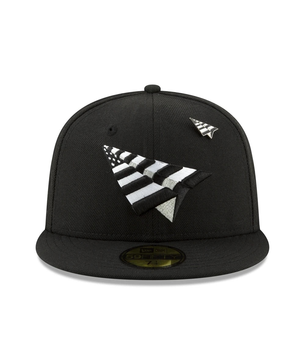 Paper Planes Original Crown 59FIFTY Fitted Hat Black/Green Undervisor