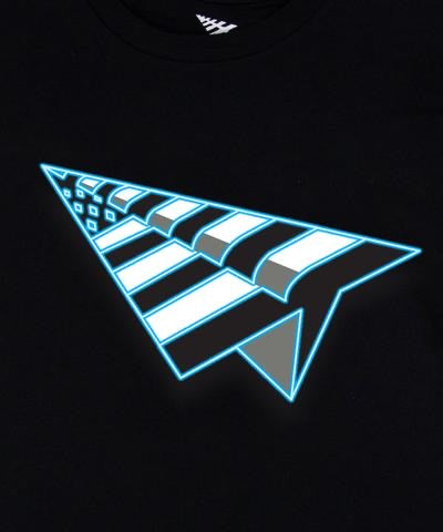 Planes Crewneck Tee Black/Blue/White