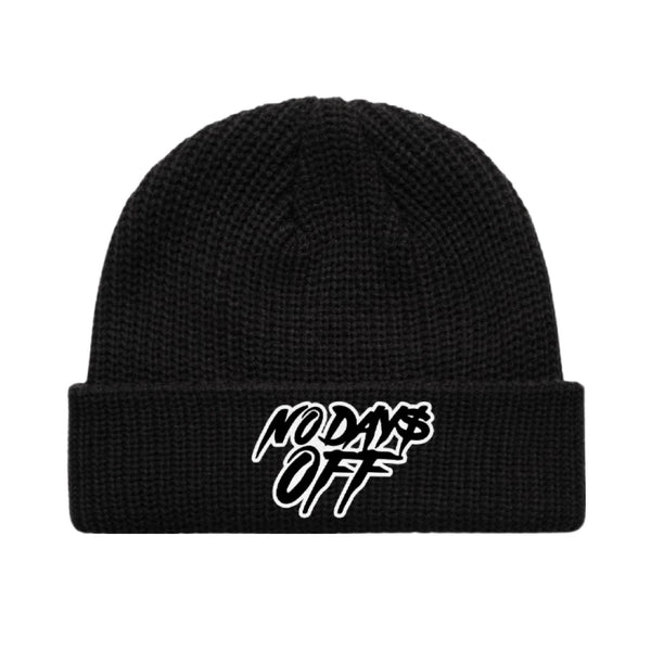 Point blank (black/white “no day off beanie)