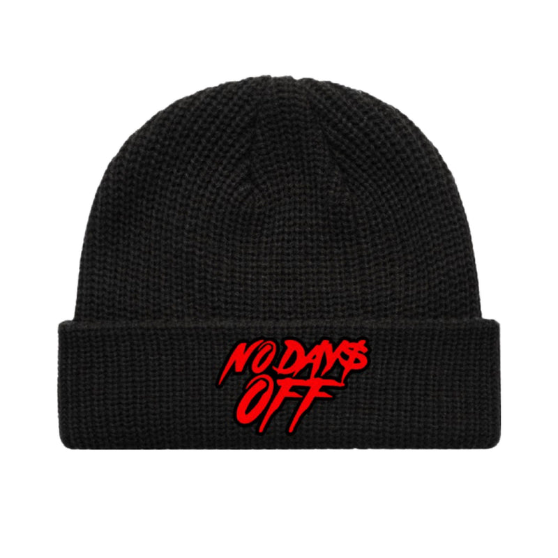 Point blank (back/red “no day off beanie)